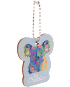 Schlüsselanhänger in Sonderform CreaFob Wood