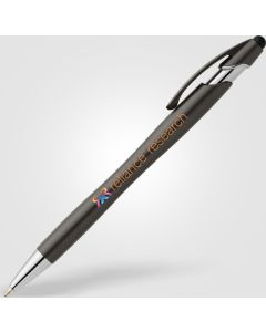 La Jolla Kugelschreiber Metallic mit Stylus aus recyceltem Kunststoff