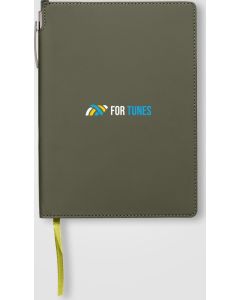 Malmö Notizbuch- und Kugelschreiber-Set A5, 80 Blatt, liniert