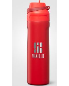 Lynk Trinkflasche mit Trinkhalm-Deckel und  wasserdicht aus recyceltem Edelstahl - 680 ml