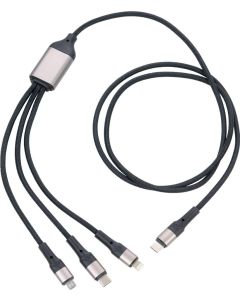 TROIKA Schnellladekabel Dreizack Pro