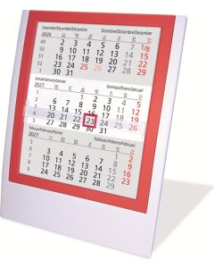 Tischkalender Elegance, 6-sprachig