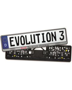 Kennzeichen-Verstärker Evolution 3 - mit erhabener Schrift