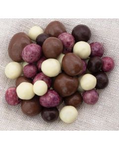 Landgarten Bio Beeren in dreierlei Schokoladen - inkl. Werbedruck