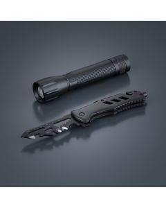 Optima Rescue Set: Rettungswerkzeug & große Taschenlampe