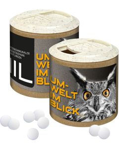 Papier-Werbedose - Inhalt nach Wahl