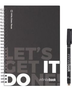 Set Starter Kit Infinitybook: Infinitebook, Reinigungsset, Marker und Kugelschreiberhalter