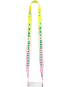 Lanyard und elastischer Becherhalter Swindon, für Sublimation geeignet