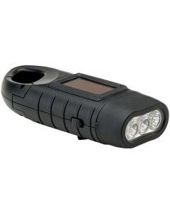 Kompakte Taschenlampe Solarky mit 3 weißen LEDs mit 90 Lumen