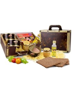 Präsenteset: Gefüllter Reisekoffer