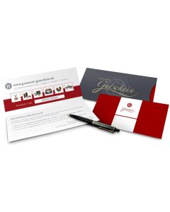 Geschenkgutschein für Präsent-, Lifestyle- und Wellnessartikel - Betrag nach Wahl