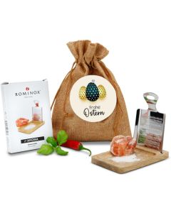 Präsenteset: Kleine Salzreibe Frohe Ostern