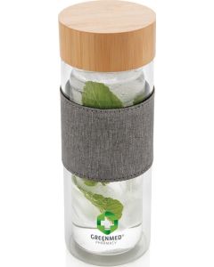 Impact doppelwandige Borosilikatglas-Flasche