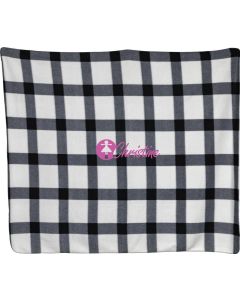 Weiche karierte Fleece-Decke
