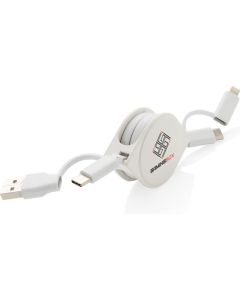 6-in-1 Kabel aus TPE und RCS Standard recyceltem Kunststoff