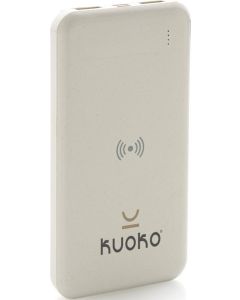 Wireless Powerbank aus RCS Standard recyceltem Kunststoff