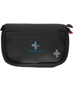 Kleines Erste-Hilfe-Set in RCS recycelter Nubuk-PU Tasche