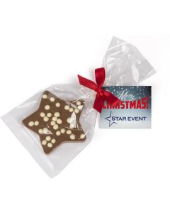 Schoko Weihnachtsstern - inkl. Werbedruck