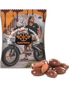 ChoViva Dragierte Mandeln oder Rosinen in Schokoalternative auf Sonnenblumenkernbasis - inkl. Werbedruck