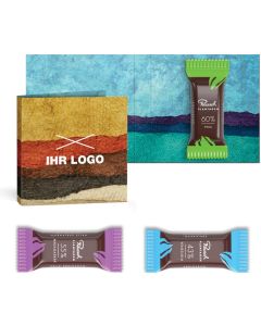 Rausch Plantagen Minis in Klappkarte klein - Variante nach Wahl - inkl. Werbedruck