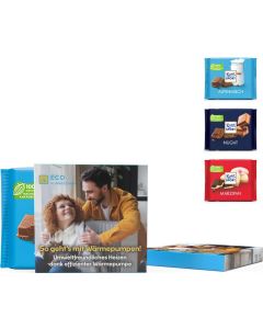 Ritter Sport Tafel in Vollkartonage - Füllungvariante nach Wahl - inkl. Werbedruck