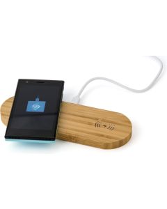 Wireless Ladepad aus Bambus Tatum