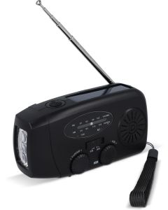 SafeSound Notfallradio mit Solar und Handaufzug