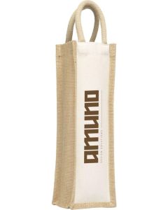 Jute Canvas Wine Bag Weintasche