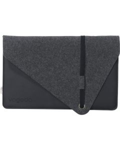 Recycled Felt & Apple Leather Laptop Sleeve 15/16"