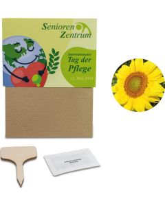 2er Pflanz-Set - Samen nach Wahl - inkl. Werbedruck