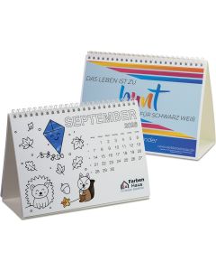 Ausmal-Tischkalender