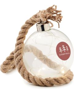 LED-Glaskugel Baubli