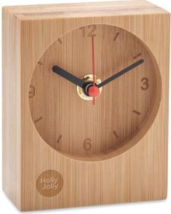 Tischuhr Aus Bambus Clambu