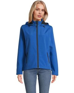 Damen Softshell-Kapuzenjacke Race