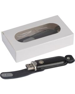 USB Stick mit Kunstledereinband 4GB