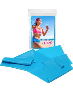 Gymnastik- und Fitnessband, mit individuellem Papiereinleger