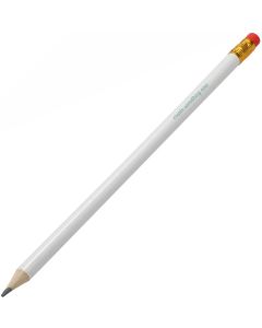 Bleistift White mit Radiergummi
