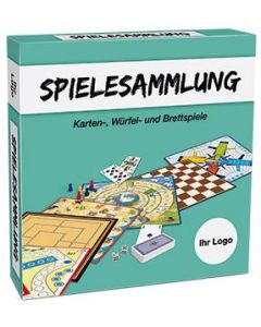 Spielesammlung in Stülpdeckelschachtel - inkl. Druck