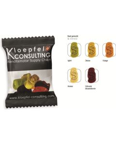 Fruchtgummi Paragraph Werbetüte