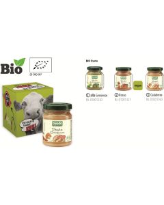 BIO Pesto im Werbekarton