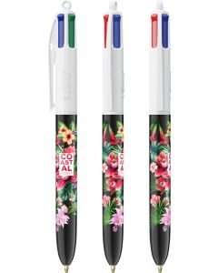 BIC® 4 Colours Kugelschreiber inkl. 1c-Siebdruck