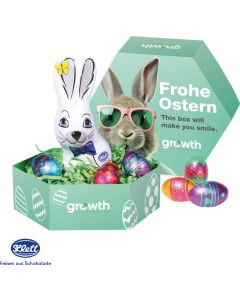 Großes Osternest mit Klett Schokolade