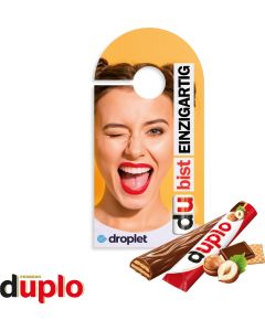 duplo Werbekarte "Türanhänger"