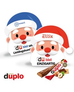 Werbekarte Santa mit duplo