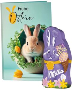 Werbekarte Visitenformat Ostern - Inhalt nach Wahl - inkl. Druck