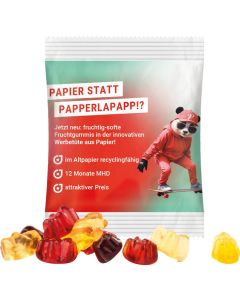 Minitüte Trolli 30% Fruchtsaft Bärchen - Folie nach Wahl - inkl. Werbedruck