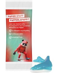 Trolli Fruchtgummi Hai - Folie nach Wahl - inkl. Druck
