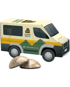 3D Präsent Bus Weihnachten - Inhalt nach Wahl - inkl. Druck