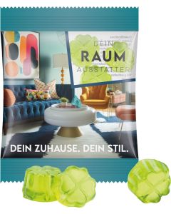 Minitüte Trolli Fruchtgummi in Standardformen nach Wahl - Folie transparent - inkl. Werbedruck