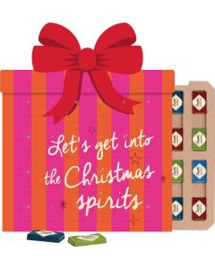 Shape Adventskalender Geschenk Eco - Inhalt nach Wahl - inkl. Werbedruck